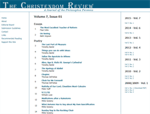 Tablet Screenshot of christendomreview.com